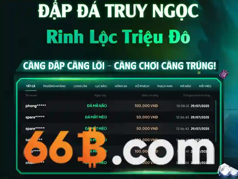 66b nhà cái – Trải nghiệm uy tín và ưu đãi hấp dẫn